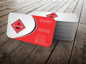 Business Card Design by szabist for Eaton Oil Tools, Inc. | Design: #5926419