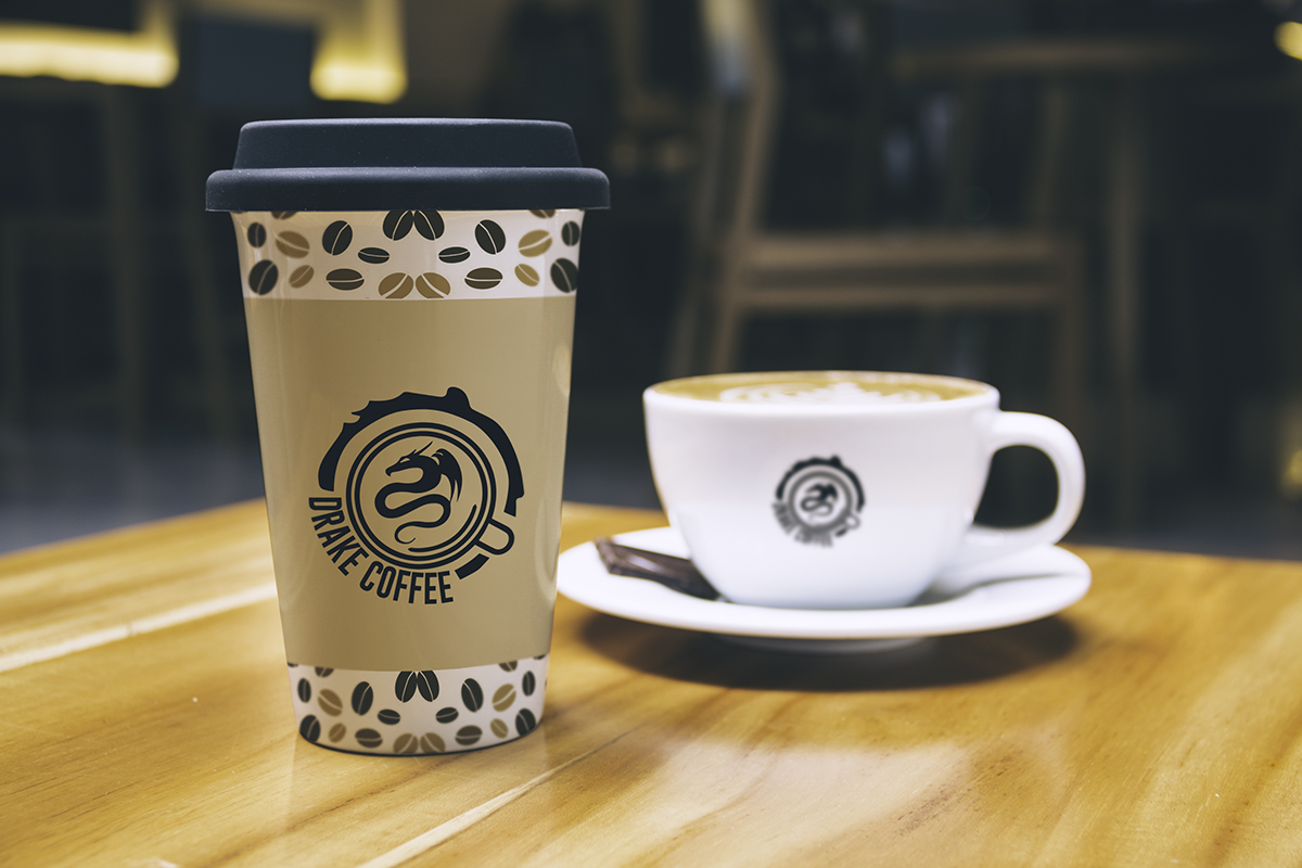 Logo Design by Anuja Kanani for Drake Coffee | Design #6004004