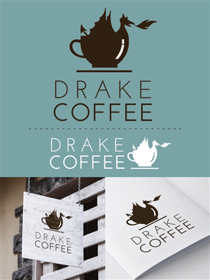 Logo Design by Hania A. for Drake Coffee | Design: #5992396