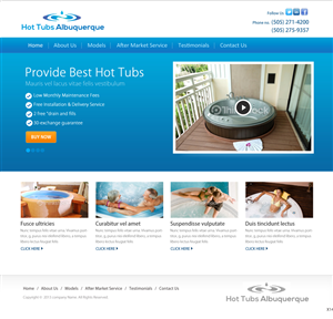 Web Design by pb for Maverick Web Video | Design: #1937799