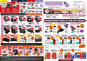 Flyer Design by UrbainFX for Laxales Hair and Beauty Supplies | Design: #5943902