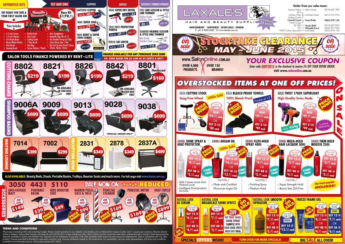 Flyer Design by UrbainFX for Laxales Hair and Beauty Supplies | Design #5975455