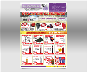 Flyer Design by soulafella for Laxales Hair and Beauty Supplies | Design: #5944306
