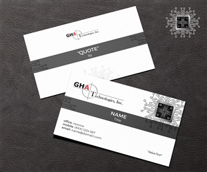 Business Card Design by M.Pirs for this project | Design: #5928821