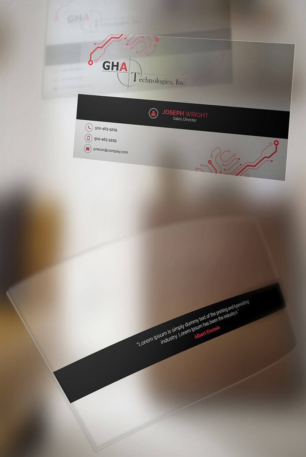 Business Card Design by ThemeDesk Technology for this project | Design #6001562