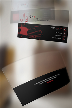 Business Card Design by ThemeDesk Technology for this project | Design: #6001592