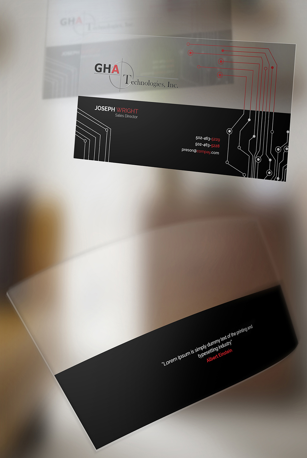 Business Card Design by ThemeDesk Technology for this project | Design #6001606