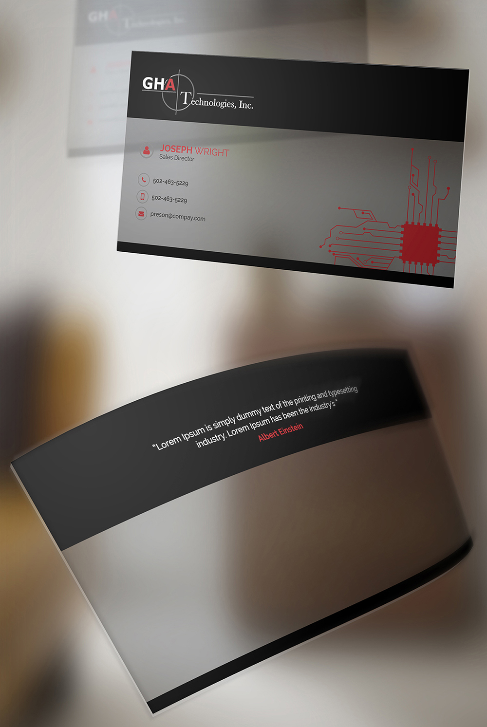 Business Card Design by ThemeDesk Technology for this project | Design #6001744