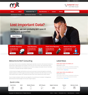 Wordpress Design by OM for this project | Design #1639495