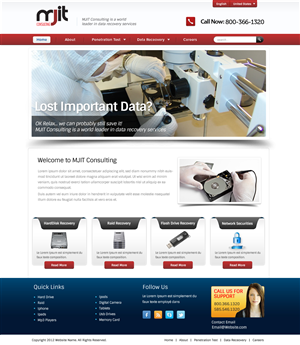 Wordpress Design by OM for this project | Design: #1639497