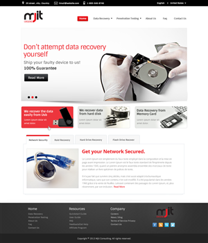 Wordpress Design by OM for this project | Design: #1639509