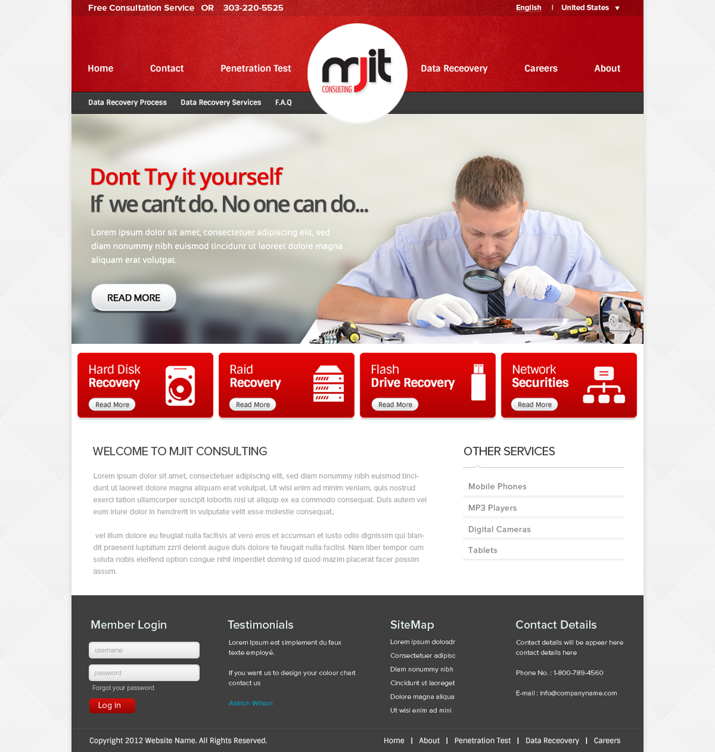 Wordpress Design by OM for this project | Design #1643378