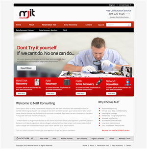 Wordpress Design by OM for this project | Design: #1643382