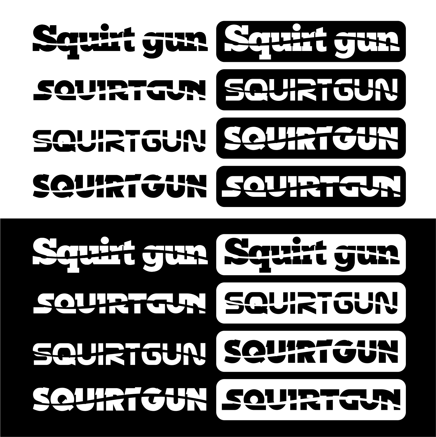 Logo Design by ZEKKOUR Fouzi for Squirtgun | Design #16435216