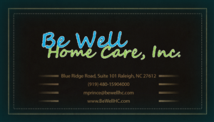 Visitenkarten-Design von sanjeewasen für Be Well Home Care | Design: #5950153