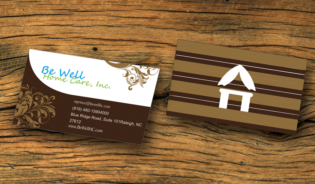 Visitenkarten-Design von Aam für Be Well Home Care | Design #5969702