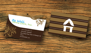 Business Card Design by Aam for Be Well Home Care | Design #5969702