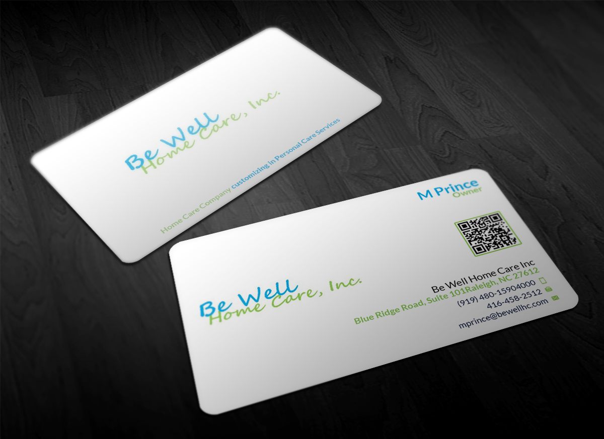 Business Card Design by Designing Birds for Be Well Home Care | Design #5955203