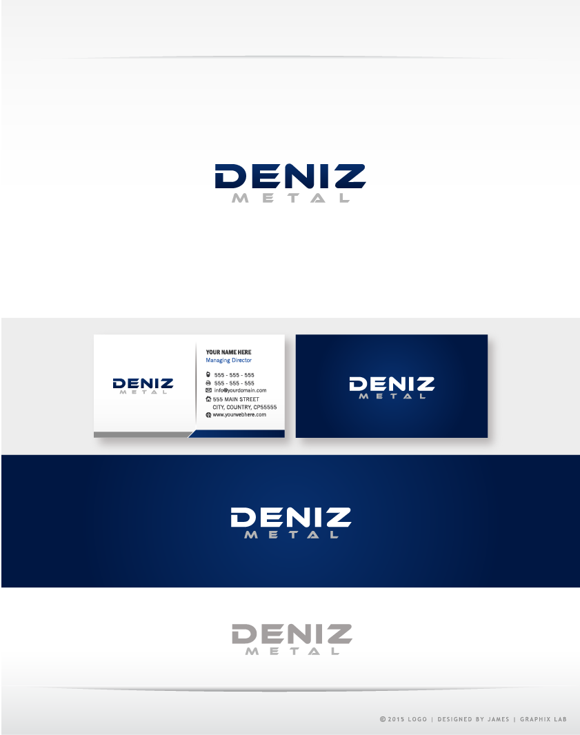 Logo Design by Graphix Lab for Deniz Metal | Design: #6042691