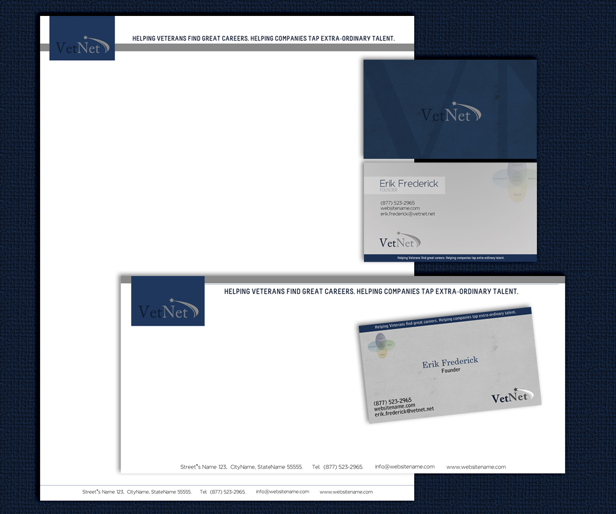 Stationery Design by deviatwork for VetNet | Design #1633950