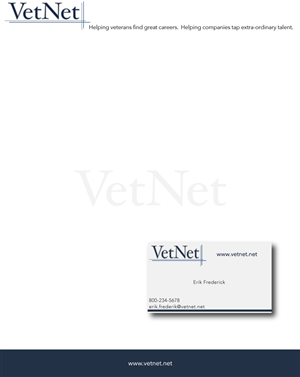 Diseño de Papelería por Jennbspotted para VetNet | Diseño: #1617762