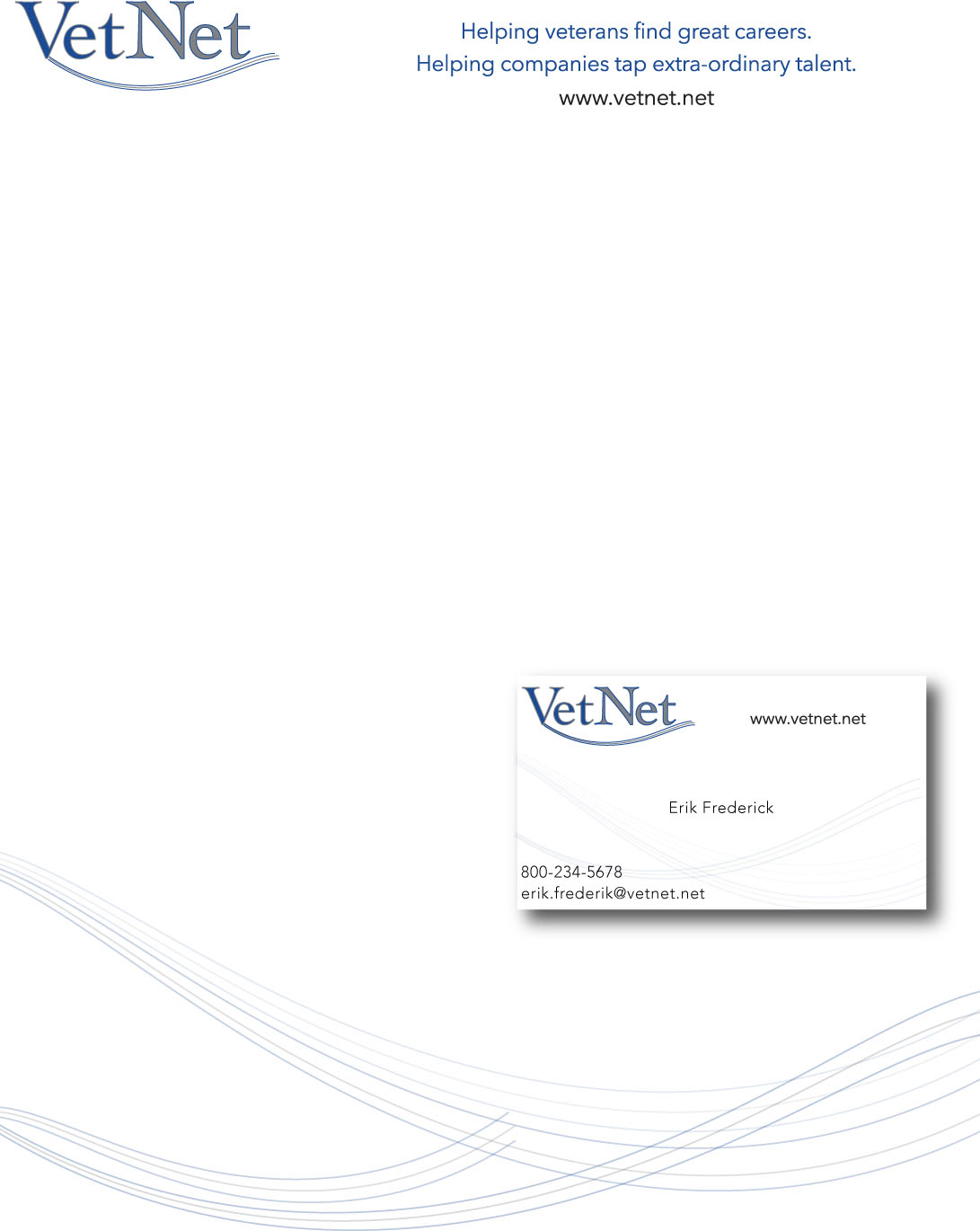 Stationery Design by Jennbspotted for VetNet | Design #1621972