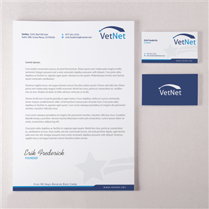 Stationery Design by HYPdesign for VetNet | Design: #1622295