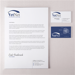 Diseño de Papelería por HYPdesign para VetNet | Diseño: #1630226