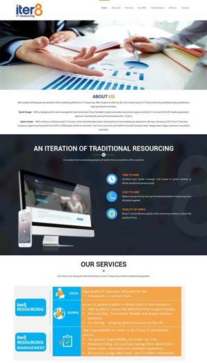 Web Design by Abikasirajan for iter8 | Design: #5991204