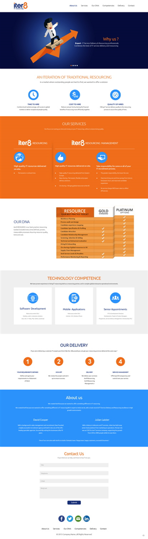 Web Design by pb for iter8 | Design: #6008824