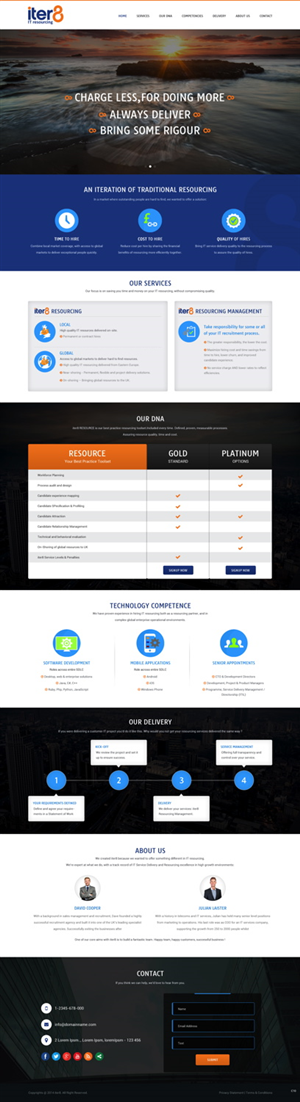 Web Design by pb for iter8 | Design: #6008832