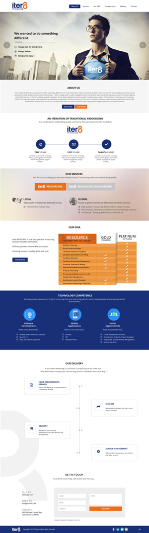 Web Design by pb for iter8 | Design: #6008837