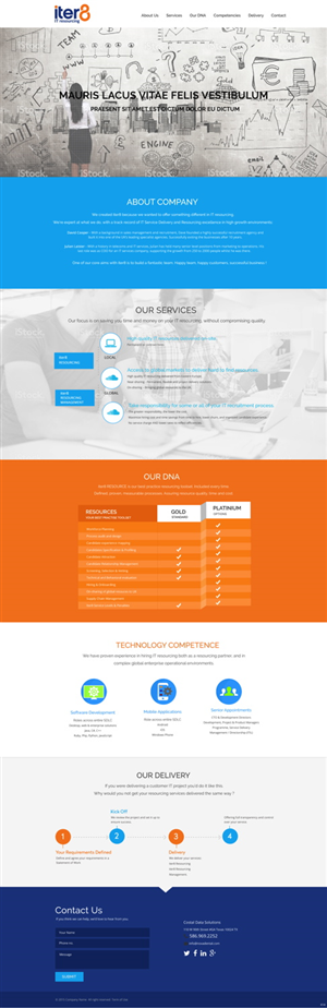 Web Design by pb for iter8 | Design: #6008847