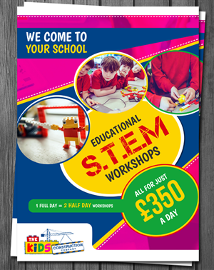 Flyer Design by debdesign for Kids Construction Company | Design #5946758