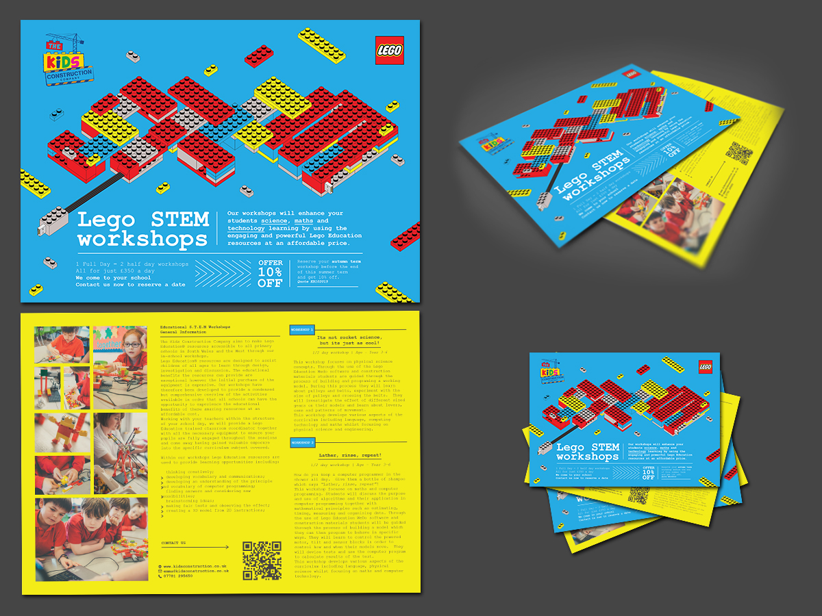 Flyer-Design von Eduard K für Kids Construction Company | Design #6012140