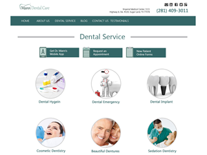 Diseño de Página de Aterrizaje por SixCreations para Mann Dental Care, P.A. | Diseño: #5981736