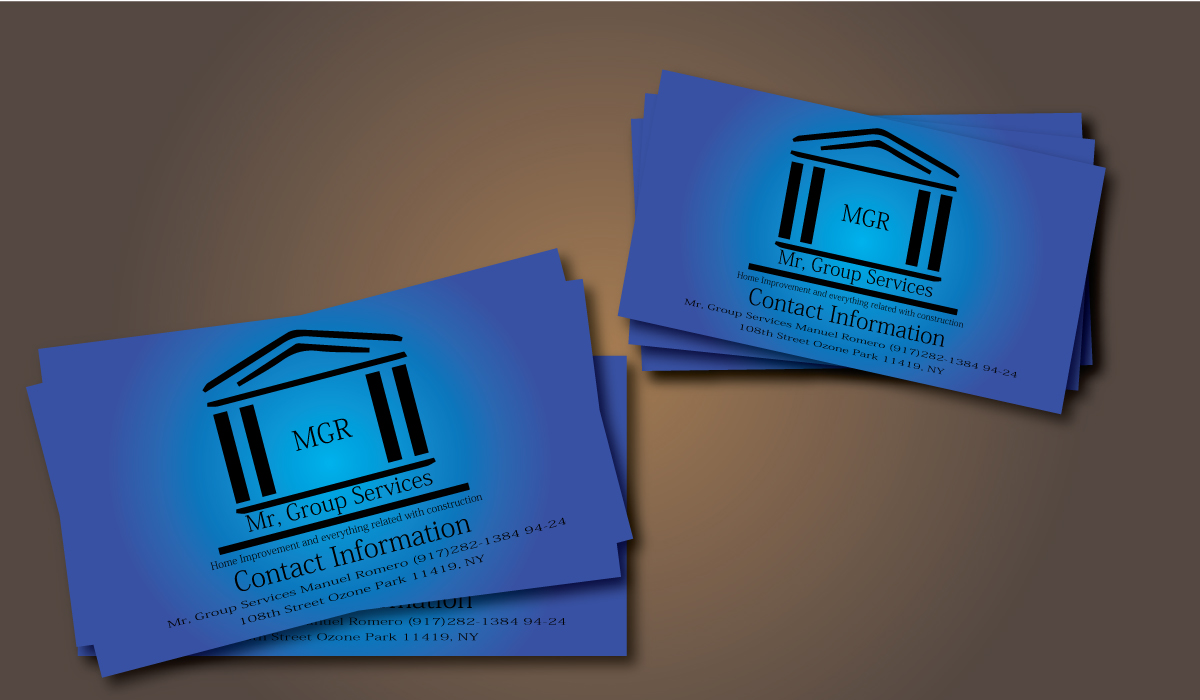Business Card Design by Ashir for MR GROUP SERVICES | Design #5942863
