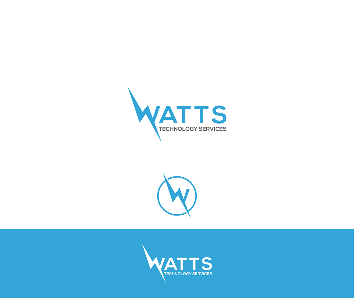 Logo Design by makkao design for Watts Technology Services | Design #5933552