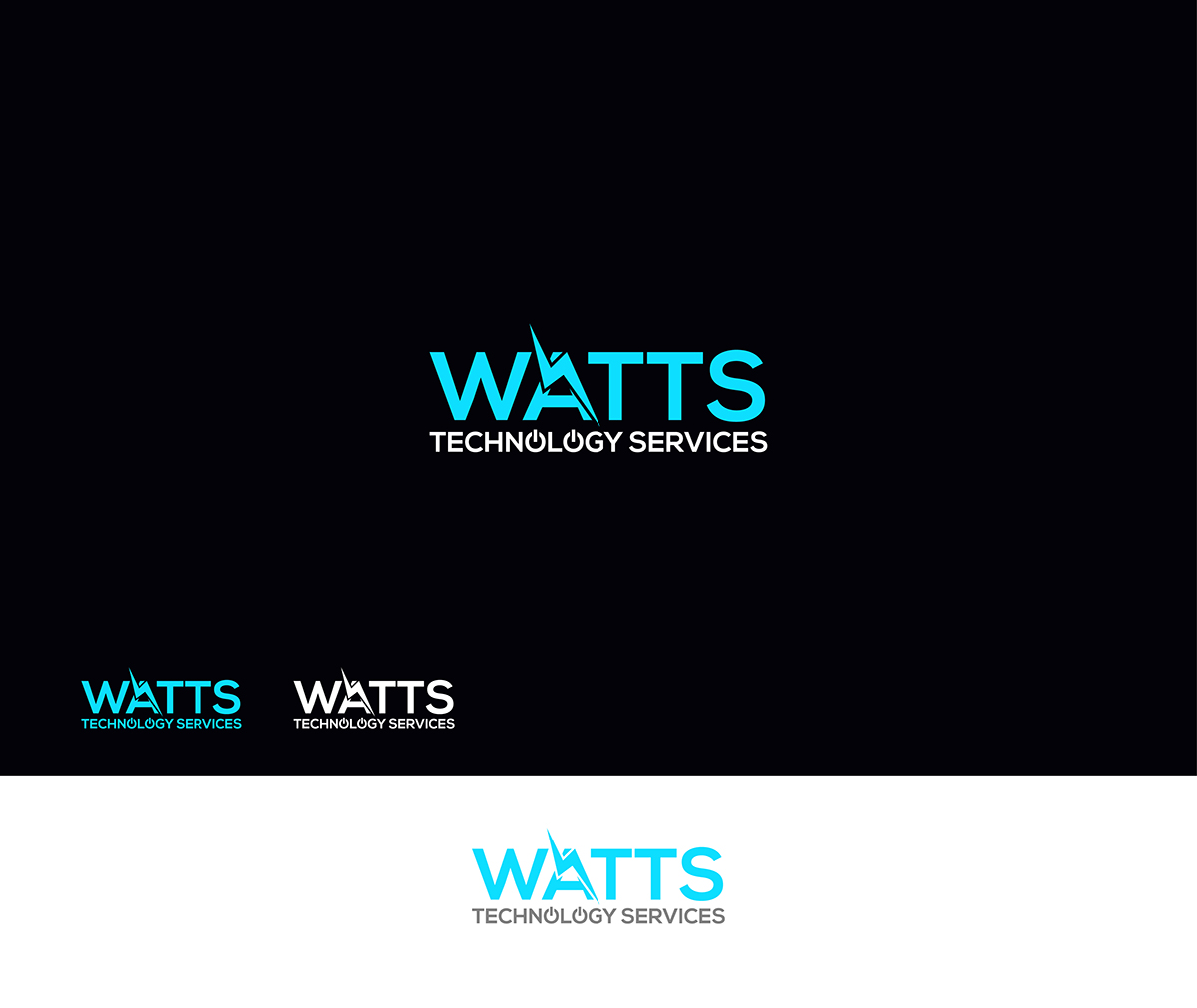 Logo Design by makkao design for Watts Technology Services | Design #5944250