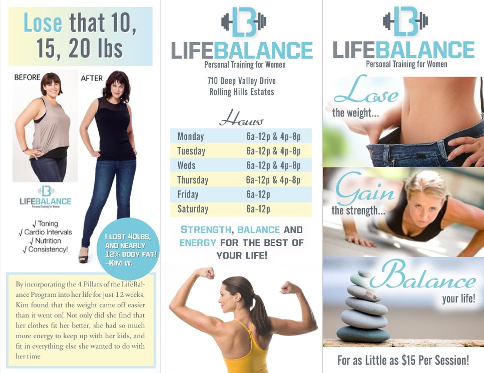 Flyer Design by ElizabethBCDesign for LifeBalance Studios LLC | Design #5985343