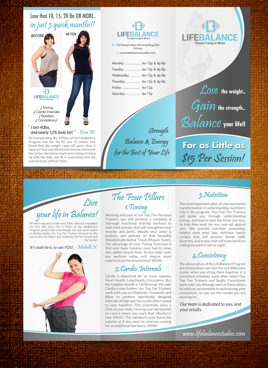 Flyer Design by debdesign for LifeBalance Studios LLC | Design #5994039