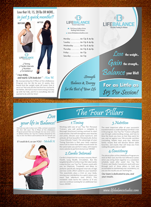 Flyer Design by debdesign for LifeBalance Studios LLC | Design #6003380