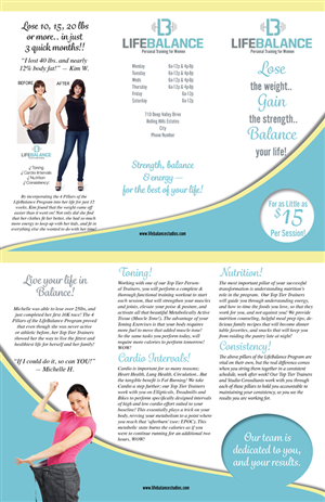 Flyer Design by Marcy M for LifeBalance Studios LLC | Design #6001383