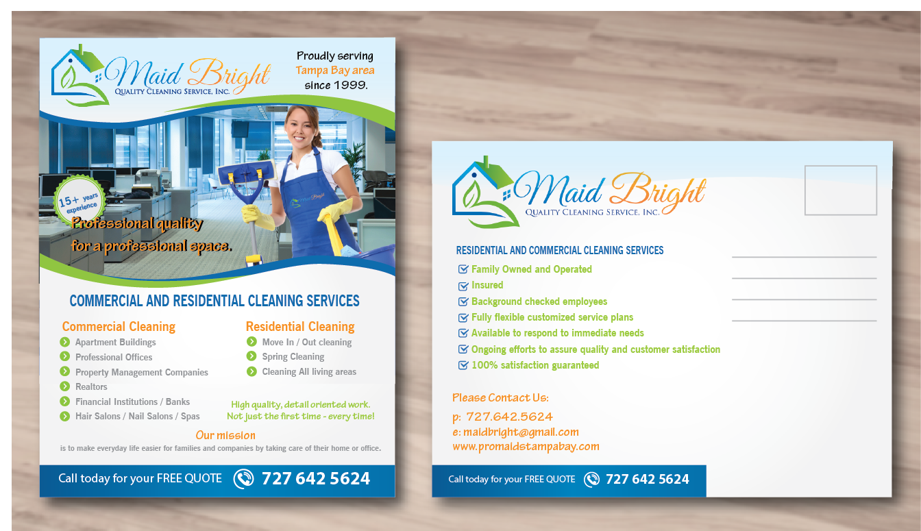 Postcard Design by alex989 for this project | Design #6089875