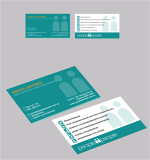 Design de Carte de Visite par GGV pour people2people | Design : #5937096