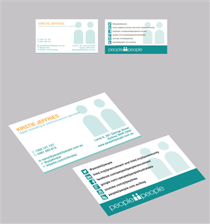 Design de Carte de Visite par GGV pour people2people | Design : #5937125