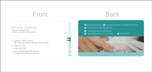 Design de Carte de Visite par Jagdish Boga pour people2people | Design : #5937232