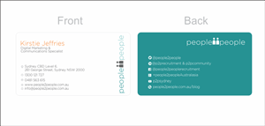 Design de Carte de Visite par Jagdish Boga pour people2people | Design : #5937316