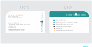 Design de Carte de Visite par Jagdish Boga pour people2people | Design : #5941482