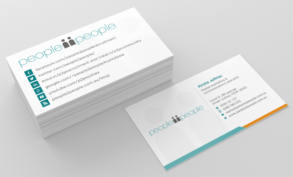 Design de Carte de Visite par INDIAN_Ashok pour people2people | Design #5937976